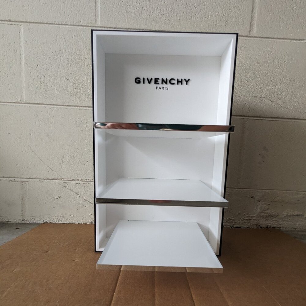 Givenchy Paris Acrylic Countertop Tabletop Shelf Case Sunglasses Organizer
